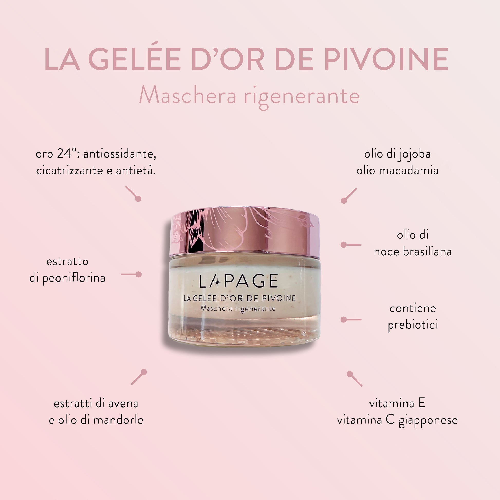 La Gelée d'or de pivoine LAPAGE COSMETICS