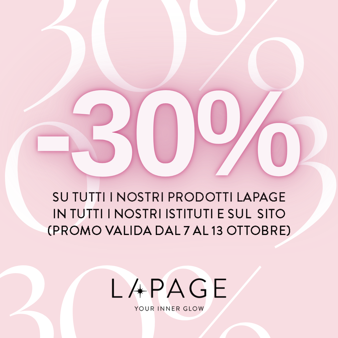 -30% su tutti i prodotti LaPage