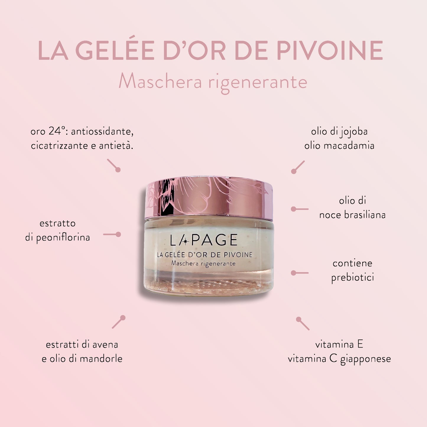 La Gelée d'or de pivoine LAPAGE COSMETICS