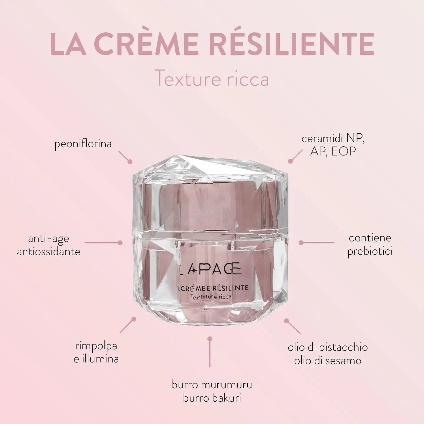 La Crème Résiliente LAPAGE COSMETICS